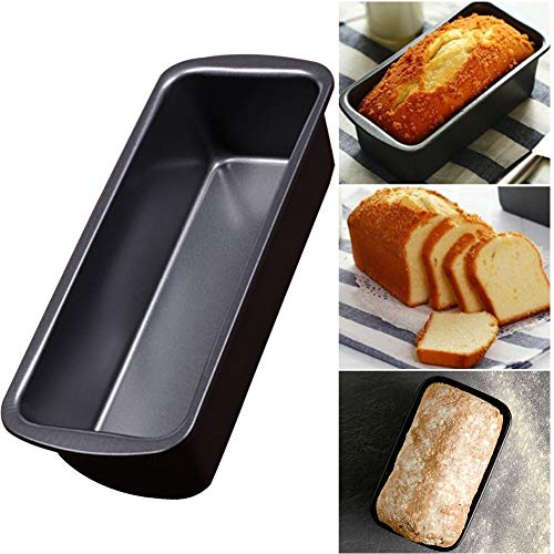 Loaf Pan, acero al carbono, no se pega, mould Rectangle Baking Pan Cake Maker Mold Oven Tray