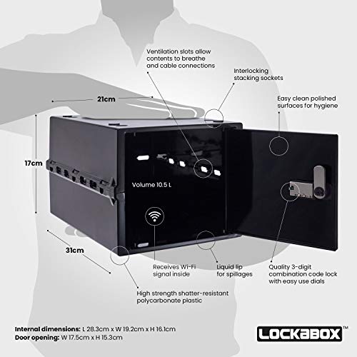 Lockabox One | Caja de seguridad compacta e higiénica para alimentos, medicinas y seguridad en el hogar