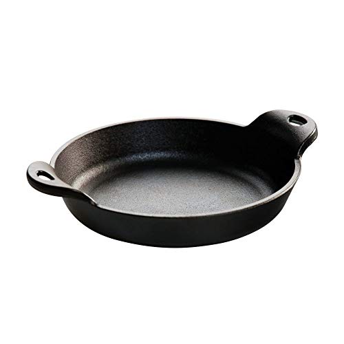 Lodge Cacerola Redonda c/Asas Cocina y Mesa Mini 0.40L INLODGE.HMSRD, Inoxidable, Negro