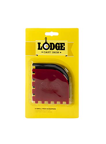 Lodge Manufacturing SCRAPERGPK Grill Pan Scraper, 2-Pack by Lodge