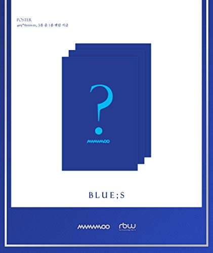 Loen Entertainment MAMAMOO - Blue;S (8th Mini Album) CD+Booklet+Photocard+Folded Poster+Extra Photocards Set