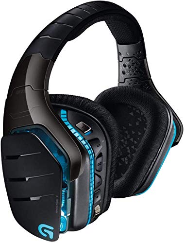 Logitech G933 Artemis Spectrum Auriculares Gaming Inalámbricos, DTS Headphone:X 7.1 Surround, Transductores 40mm Pro-G, 3.5 mm Jack, Lightsync RGB, Teclas G, PC/Mac/Xbox One/PS4/Nintendo Switch