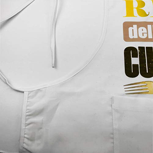 LolaPix Dia del Padre Delantal Personalizado con Nombre. Regalos Personalizados para Hombre. Varios diseños. Delantal Chef Rey Cocina