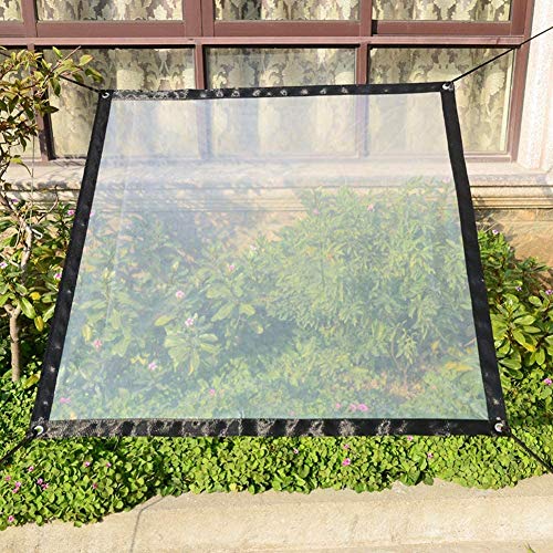 Lona de sombra de jardín, parasol, impermeable, cubierta de invernadero para plantas suculentas, película de plástico PE transparente, espesante para la planta y flores de jardín, balcón o ventana