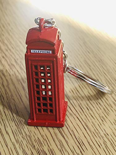 Londres, Tienda de regalos / Metal troquelado Llavero - 3D Post Box Red