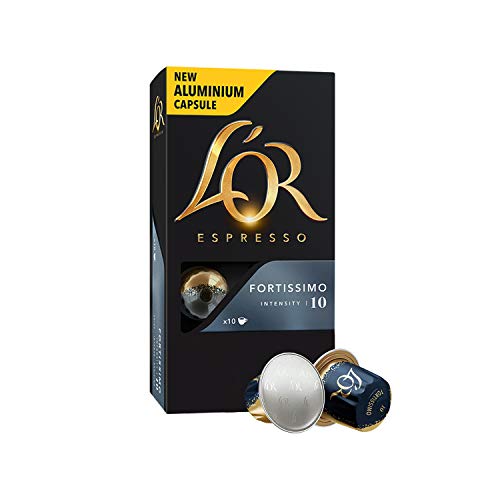 L’OR Espresso Coffee Intense Selection – Cápsulas de Aluminio Compatibles con Máquinas Nespresso (R)* - 12 paquetes de 10 cápsulas (120 bebidas)