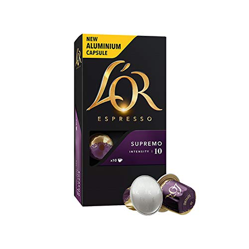 L’OR Espresso Coffee Intense Selection – Cápsulas de Aluminio Compatibles con Máquinas Nespresso (R)* - 12 paquetes de 10 cápsulas (120 bebidas)