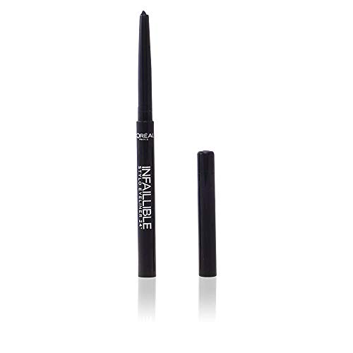 L'Oréal Paris Infalible 16H Waterproof, Lápiz de Ojos, Tono 301 Day and Night Black