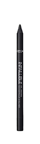 L'Oreal Paris Infalible Gel Crayon 24H Lapiz de Ojos Gel Waterproof 01 Back To Black