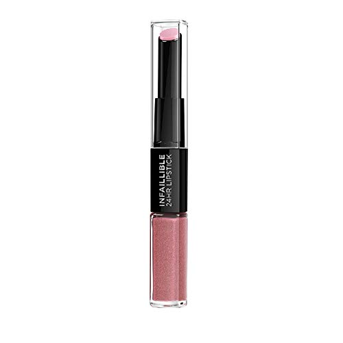 L'Oréal Paris Pintalabios 24H Permanente, Color Rosa 110 Timeless Rose