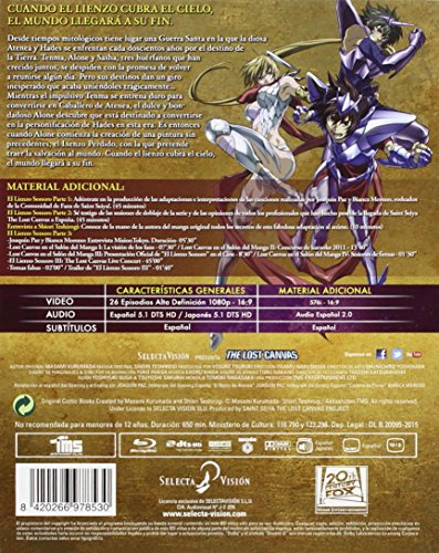 Los Caballeros Del Zodiaco. Saint Seiya The Lost Canvas Temporada 1+2 Blu-Ray [Blu-ray]