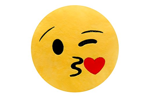 Lote de 6 Cojínes Emoticonos - Cojines Emoticonos Emoji Comprar Baratos Online - Regalos y Detalles para Cumpleaños, Recuerdos Comuniones