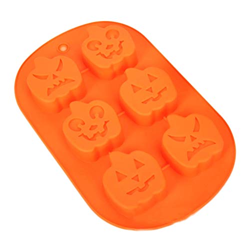 LQH 3 Piezas de Halloween Silicona Formas Moldes Perfecto for Hacer pudín de Chocolate del Cubo de Hielo