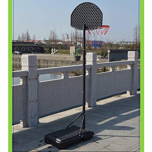 LQH Objetivos de Baloncesto al Aire Libre, portátil del aro de Baloncesto Ajustable en Altura Baloncesto Soporte del Sistema Tablero Tanto for Jóvenes y Adultos Lindo