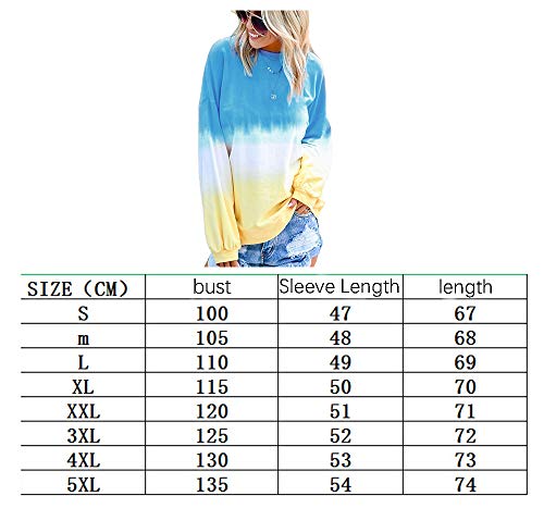 Luiyy Liquidación Venta Mujer Sudadera Tumblr Sin Capucha 2019 Suelta Tallas Grandes Jersey De Mujer Mujer Sudaderas de Manga Larga para Adolescentes Chicas Niña(Púrpura,XL)