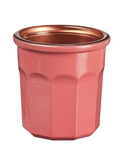 Luminarc – Vaso Carnaval de 9 cl – Vaso para bebidas calientes, vasos y decoración – Compatible con lavavajillas y microondas – Fabricación francesa – Color Coral