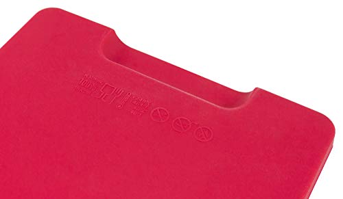 Lurch 83092 - Molde Flexible para Tableta de Chocolate (12 x 20,5 cm, Silicona, 21 x 17 x 1,7 cm), Color Rojo rubí