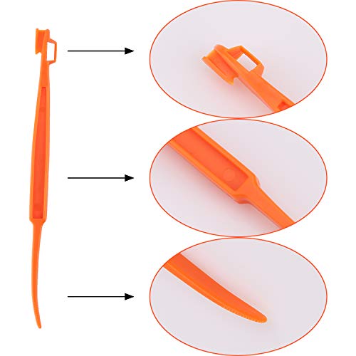 LUTER 8 Piezas Pelador de Naranja Plástico Cortador Gadget de Cocina para Naranja Aguacate