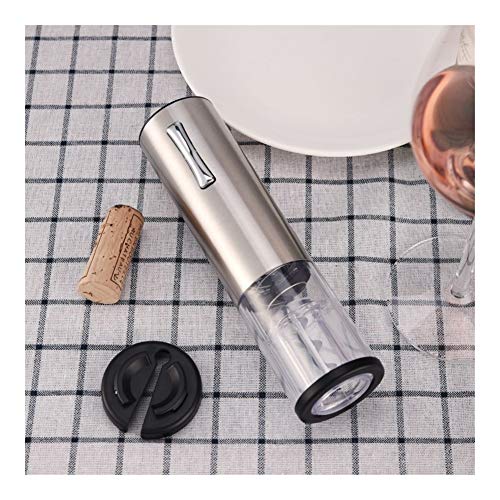 lvjuzhuangshieur Botella de Vino abrelatas eléctrico de aleación de Aluminio de Grado alimenticio abridor de Botellas de Vino de Material eléctrico (Color : F)