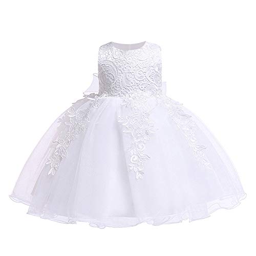 LZH Bebé Infantil Niñas Vestido de Bautizo de Cumpleaños Bautismo Vestido de Banquete de Boda