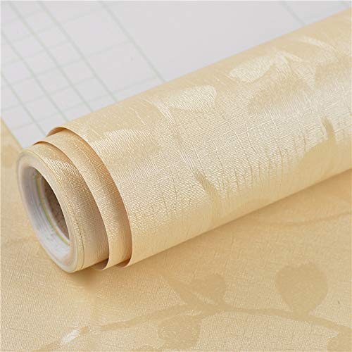 LZYMLG Papel pintado autoadhesivo de seda de seda impermeable dormitorio dormitorio fondo de oficina de hotel DIY pegatinas de pared decorativas Ramas de bronce