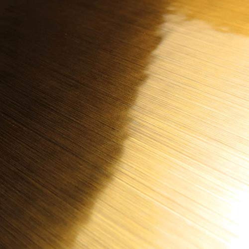 LZYMLG Papel pintado de efecto metálico Espejo autoadhesivo Plata cepillado Oro Pegatina impermeable Refrigerador Eléctrico antiguo DIY Película decorativa Oro de destello