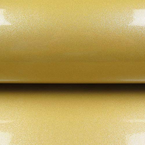 LZYMLG Papel pintado de efecto metálico Espejo autoadhesivo Plata cepillado Oro Pegatina impermeable Refrigerador Eléctrico antiguo DIY Película decorativa Oro de destello