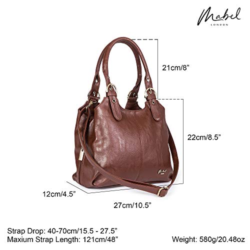 Mabel London - Bolso al hombro de Sintético para mujer Dorado Oro (metálico). talla única