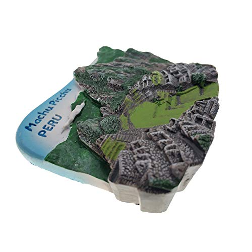 Machu Picchu Peru Imanes de Nevera City Travel Souvenir para artesanías de Resina 3D Regalos Decoración de Cocina Accesorios Colección magnética