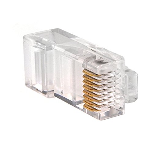 Maclean MCTV-663 - Conector Solido RJ45 Cat-5 E (8P8C) (100 Piezas Cada Paquete)