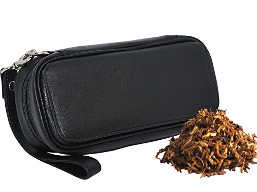 Madelcar Bolsa Tabaco-2 Combi Piel Negra AE36 19X7X9CM