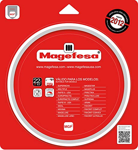 Magefesa Junta de Olla 22cm para modelos MAGEFESA hasta 2012. Repuesto Oficial Directo Desde el Fabricante.