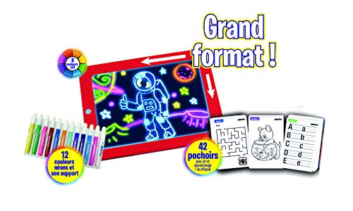 Magic Pad - Tablet mágica en versión XL con 48 accesorios de televisión, MPAD10