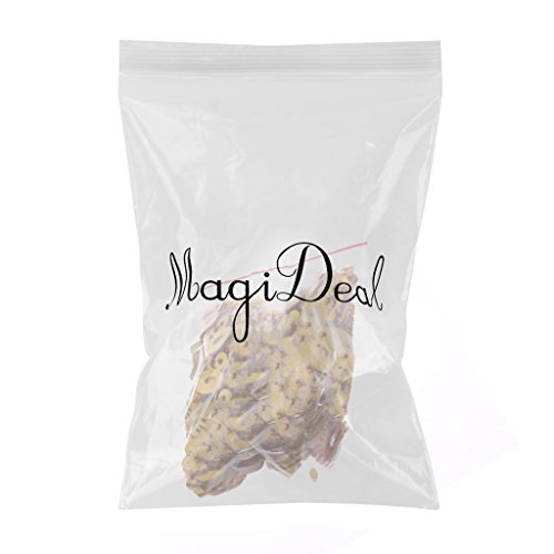 MagiDeal 1 Bolsa de Confeti de Tabla para Fiesta de Cumpleaños Impreso con Número de Edad Decoración de Aniversario de Boda Color de Oro 6 Tipos - 50