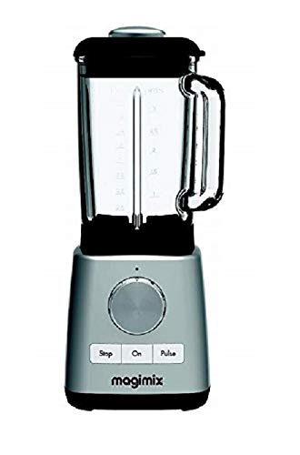 Magimix 11625 - Licuadora (1,8 L, 600 RPM, 15000 RPM, 1,8 L, Batidora de vaso, Cromo)