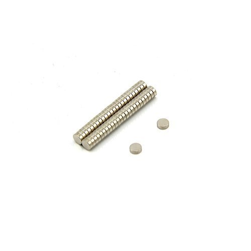 Magnet Expert Ltd - Imanes circulares para manualidades (neodimio resistente, 3 x 1 mm, 210 g, N42, 50 unidades)