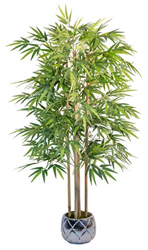 Maia Shop 1137 Bambú Cañas Naturales, Elaborados con los Mejores Materiales, Ideal para Decoración de hogar, Árbol, Planta Artificial (150 cm), Mixtos