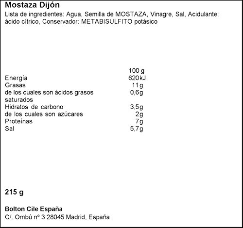 Maille - Mostaza Dijon Original 215 g - [pack de 3]