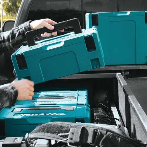 Makita 821550-0 821550-0-Maletín MakPac Tipo 2, Negro/Azul