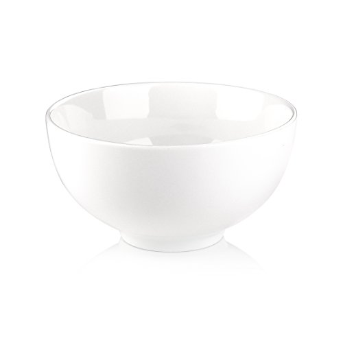 Malacasa, Serie Regular, Juego de Cuenco de 8 Piezas Vajilla de Porcelana de 5" Cuenco de Cereal (12.5 * 12.5 * 6.5cm)