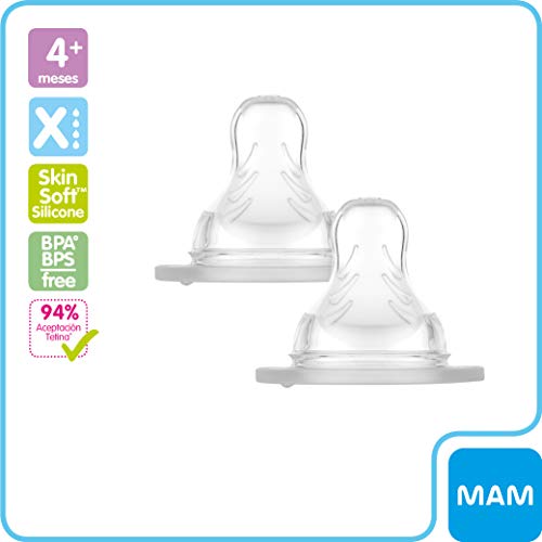 MAM Training Bottle Set, regalos para bebés de +4 meses, incluye 1 biberón Trainer (220 ml) y 1 biberón Easy Active (330 ml), juego de biberones con bonitos dibujos, NIÑO (Boy)