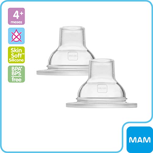 MAM Training Bottle Set, regalos para bebés de +4 meses, incluye 1 biberón Trainer (220 ml) y 1 biberón Easy Active (330 ml), juego de biberones con bonitos dibujos, NIÑO (Boy)