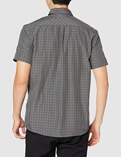 Mammut Lenni - Camisa de Manga Corta para Hombre, Primavera/Verano, Lenni, Hombre, Color Titanio, tamaño Medium