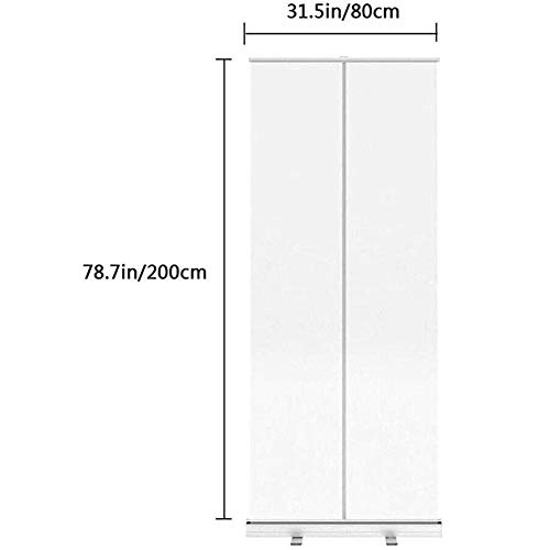 Mampara De Protección Mampara Enrollable Instalación Sencilla Y Rápida Separador Para Restaurantes Bares Hosteleria 80X200cm