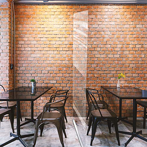 Mampara de protección | separador para restaurantes, bares, hosteleria (100x150cm)