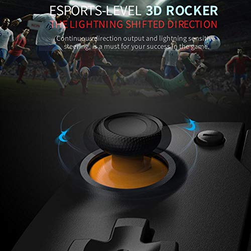 Mango del controlador de gamepad de línea N, mango ergonómico, cómodo y antideslizante, inducción de gravedad con giroscopio de seis ejes, vibración de motor dual, adecuado para el host Switch NS