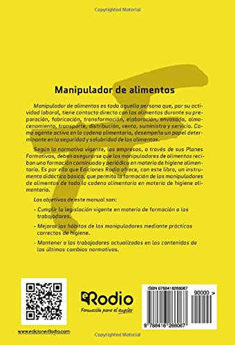 Manipulador de alimentos: Temarios de Formación. Oficios (CERTIFICADOS DE PROFESIONALIDAD)