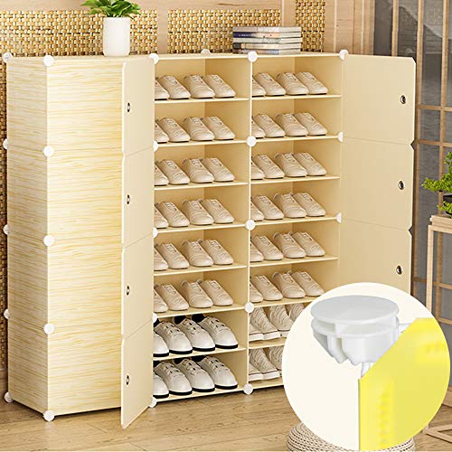 ManLee 40pcs Conectores de Cubos de Plástico Cubo de Rejilla de Alambre Conector Armario Modular para Accesorios Armario Modular Rejilla Estantería Organizador de Armario Cierre Hebilla Clip Blanco