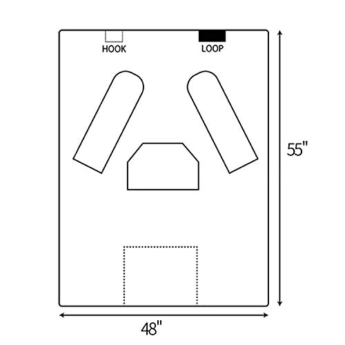 Manta de forro polar con mangas y bolsillo para pies para niños, niñas y niños, ligera y suave manta de TV con mangas y gancho ajustable y lazo de 55 pulgadas x 121 cm (bolsillo canguroo)