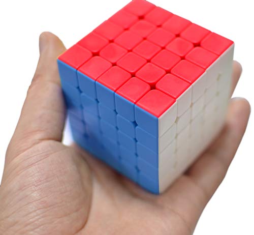 Maomaoyu Cubo Magico 5x5 5x5x5 Original Puzzle Cubo de la Velocidad Niños Juguetes Educativos, Stickerless